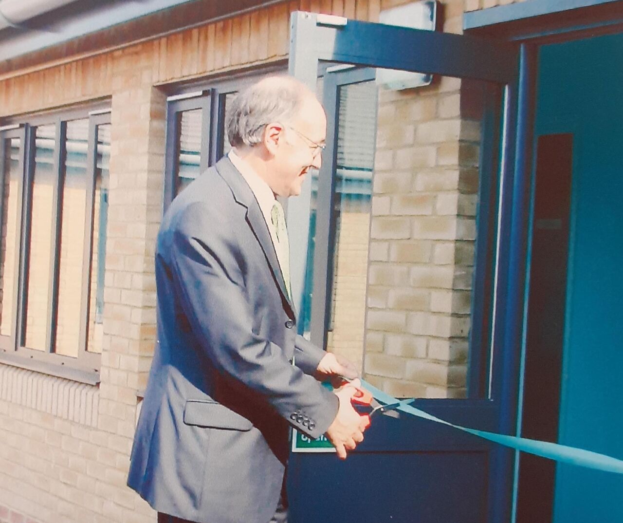 Michael Howard opening the Rehabilitation Unit