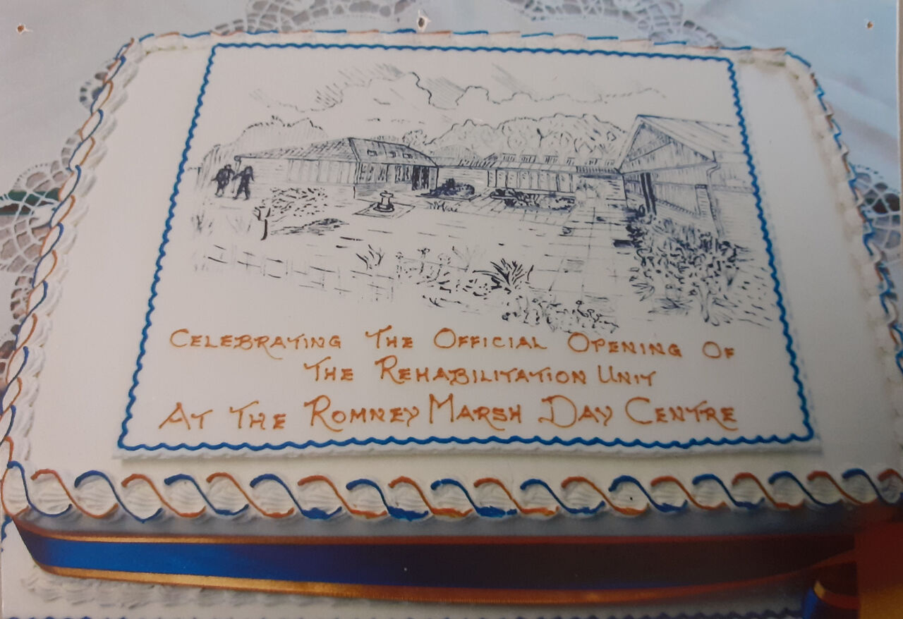 The celebration cake for the opening of the Rehabilitation Unit